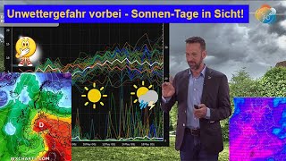 Unwetter vorbei Unruhe bleibt noch dann schönere MaiTage Wettervorhersage 0312052024 [upl. by Alyaj836]