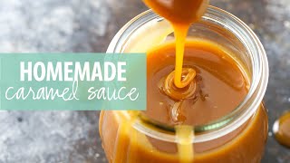 Homemade Caramel Sauce [upl. by Aerdnuahs]