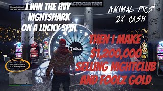 I WIN the HVY Nightshark Then make 12M selling Nightclub stock and Foolz Gold plus animal pics [upl. by Rochkind]