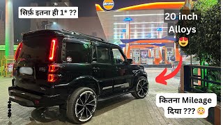 कितना देती है  Scorpio Classic Real life Mileage Test with 20 inch Alloy Wheels 😍  HR Sharma [upl. by Notserc]