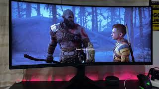 God of War Ragnarok POV Gameplay Monitor Alienware UltraWide OLED Part 2 [upl. by Carney]