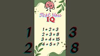 IQ Test part1 IQScore Testing Intellectual Skills Cognitive Mental Aptitude IQ [upl. by Intisar]