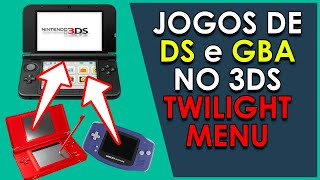 Tutorial Jogos de DS e GBA no 3DS  Twilight Menu [upl. by Zel]