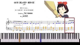 Kikis Delivery Service On a Clear Day  Piano Version 🎹 [upl. by Nabla]