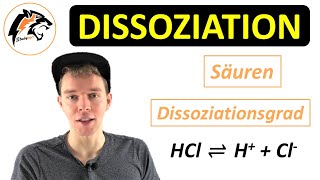 DISSOZIATION Säuren amp Salze  Chemie Tutorial [upl. by Refinnej]