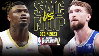 New Orleans Pelicans vs Sacramento Kings Full Game Highlights  December 4 2023  FreeDawkins [upl. by Eivod]