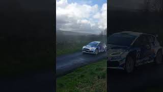 North west stages in garstang on 23rd March 2024 with Car 2 Keith Cronin in his Ford Fiesta rally2 [upl. by Onileva]