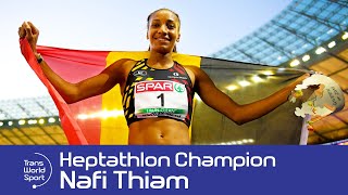 Nafi Thiam  Belgian Olympic Heptathlon Champion  Trans World Sport [upl. by Pack612]