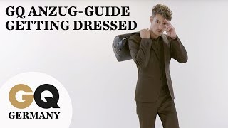 GQ AnzugGuide  Get Dressed – Drei Anzüge für drei Anlässe [upl. by Ijar461]