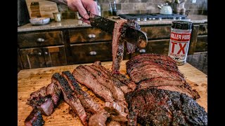 Smoked Brisket on The Outlaw Hybrid Stick Burner [upl. by Dorkus]