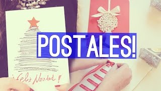 POSTALES NAVIDEÑAS ORIGINALES HECHAS POR TI [upl. by Griseldis]