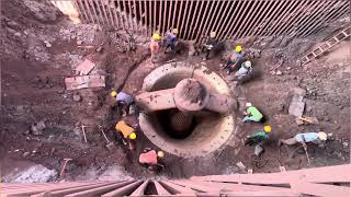 1600 TPH KOBELCO GYRATORY CONE CRUSHER SHUTDOWN FOR MAINTENANCE  PART 1 [upl. by Manly]