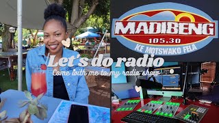 Come with me to my radio show  A day in the life of a radio presenter  Lets do radio  Vlog [upl. by Atinaej463]