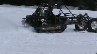 Half Track Snow Rail at Government Meadow Washington 20 March 2010 [upl. by Tray448]