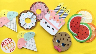 5 Easy Kawaii Bookmark DIYs  DIY Ice Cream Cookie Cupcakes Melon Bookmarks [upl. by Dowd]