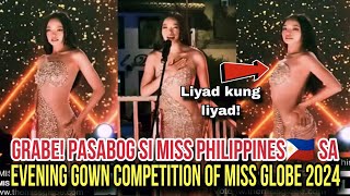 WINNER si Jasmin Bungay sa Performace sa Evening Gown Preminary Competition of Miss Globe 2024 [upl. by Leirad]