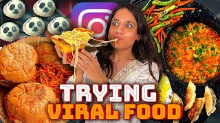 I Only Ate Viral ReelShorts Food For 24 Hours Of Different Countries 🇮🇳🇰🇷🇮🇹 sosaute viralfood [upl. by Tnairb744]