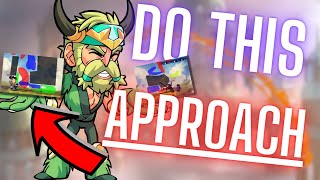 The Perfect Approaches for Baiting Attacking and Pressuring in Brawlhalla — Step by Step Guide [upl. by Aevin]