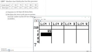 Matematik 5000 Ma 2b Kapitel 4 Statistik Modellering Regressionsanalys 4414 [upl. by Locke]