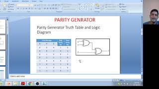 PARITY GENERATOR AND PARITY CHECKER [upl. by Enelyt]