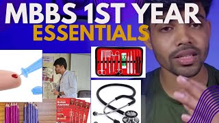 😱What To Buy In The 1st Year Of MBBS MBBS First Year Accessories [upl. by Melas]