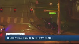 1 killed 4 others taken to hospital after Delray Beach crash [upl. by Renwick451]