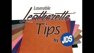 Laserable Leatherette Tips [upl. by Aneled]