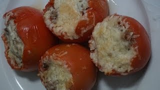 Tomates rellenos de carne [upl. by Nnelg536]