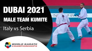 GOLD MEDAL Italy vs Serbia Part 1  2021 World Championships  WORLD KARATE FEDERATION [upl. by Asfah85]