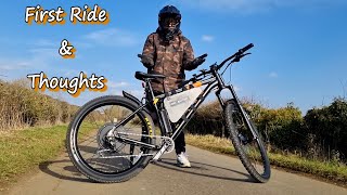 First Ride on the 3000w 60v DIY EBike [upl. by Eigroeg]