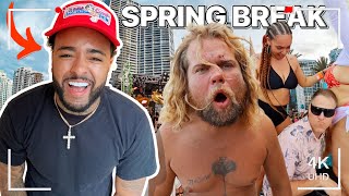 CRASHING MIAMI SPRING BREAK PARTIES FOR 24 HOURS INSANE [upl. by Annahsal]