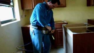 How To Install Base Cabinets Part 3 of 4wmv [upl. by Uziel]