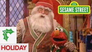 Sesame Street Elmo Visits Santa [upl. by Merfe426]