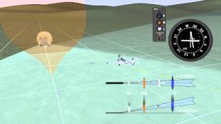 Aviation Animation  Flying an ILS approach  How The ILS system works in flight [upl. by Abel]