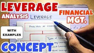 1 Leverage Analysis  Concept  Financial Management  BCOM  BBA  CMA [upl. by Nagram]