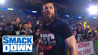 UNSEEN Roman Reigns aftermath of Bloodline decimation SmackDown exclusive Aug 9 2024 [upl. by Aliber]