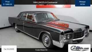 Used 1969 LINCOLN Continental in Costa Mesa CA [upl. by Meggs]