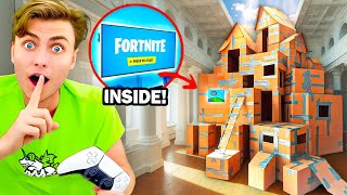 I Built A Secret Hidden GAMING FORT 2 Stories Tall [upl. by Pennie]