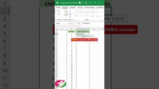 Comment convertir en chiffres romains sur Excel [upl. by Zzaj990]