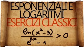 Esponenziali e Logaritmi  Esercizi Svolti [upl. by Laohcin192]