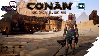 Conan Exiles  Hyena Fur Armor Disaster  E36 [upl. by Marthena]