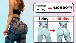 Best Booty Workout for Butt Growth in Just 10 MinDay at Home 🔥 100 EFFECTIVE amp FAST RESULT 🍑 [upl. by Fiora]