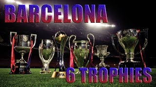 Barcelona 6 of 6 trophies 2009 year  Барселона 6 из 6 трофеев 2009 год [upl. by Ecital]