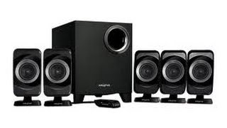 Creative Inspire T6160 51 Surround Sound Speakers and Subwoofer in 1080p HD [upl. by Ylen]