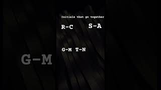 Initials that go together prt2 love song lovesong music idontknowwhattoputhere oursong [upl. by Roselani]