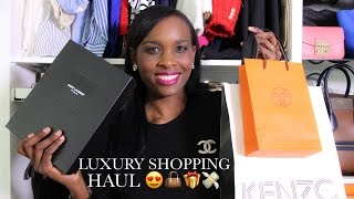 Luxury Shopping Haul  Saint Laurent  Hermès  Kenzo amp Louis Vuitton [upl. by Aneert]