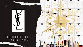 UNBOXING Calendrier de l’avent 2023 YSL virtuel [upl. by Yeliab514]