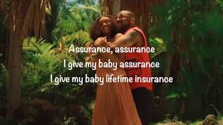 Davido  Assurance Animated Lyric Video [upl. by Coryden]