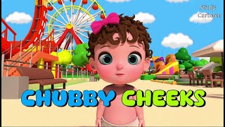 CHUBBY CHEEKS RHYME  FUN AND EDUCATION  STUDY CARTOON [upl. by Quill]