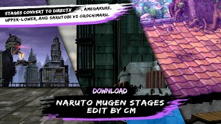 MUGEN STAGE Naruto Stage Packs 2 Release Edit to DirectX [upl. by Yffat]